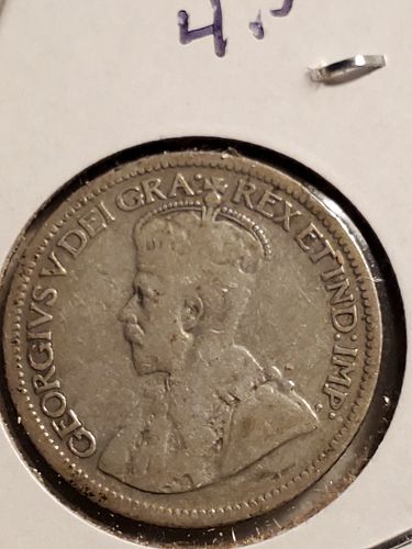 1933 Canadian 10 Cents