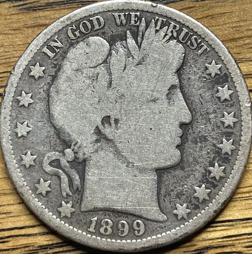 1899S barber half dollar tougher coin to get