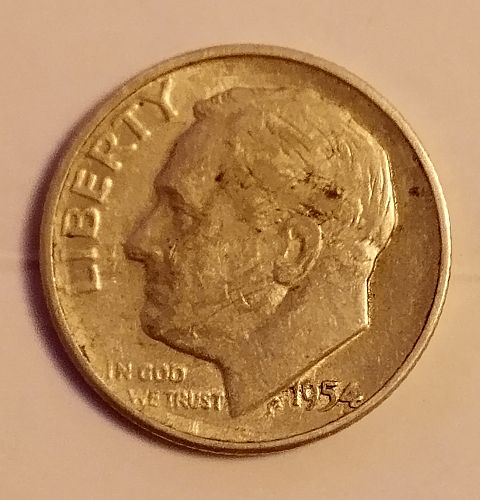 1954-S Roosevelt Dime