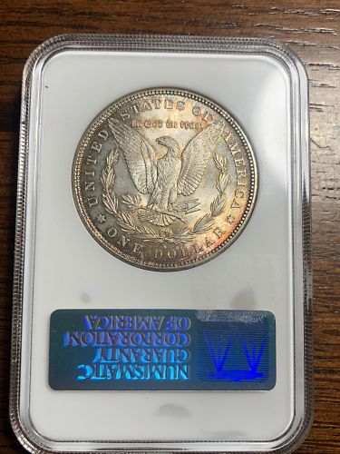 1879s Morgan Silver dollar NGC Graded MS-63 Beautifully Toned REV of 1879 NICE