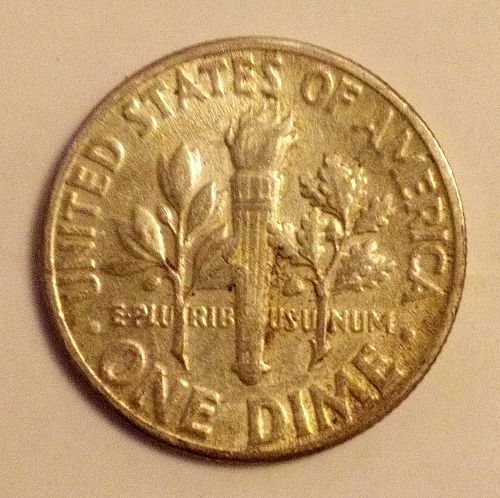 1957 Roosevelt Dime