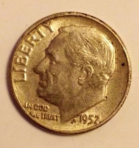 1957 Roosevelt Dime