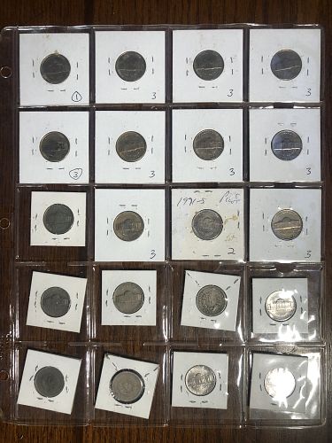 Nickel Collection in 2X2 with page NICE