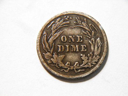 1905-P Silver Barber Dime