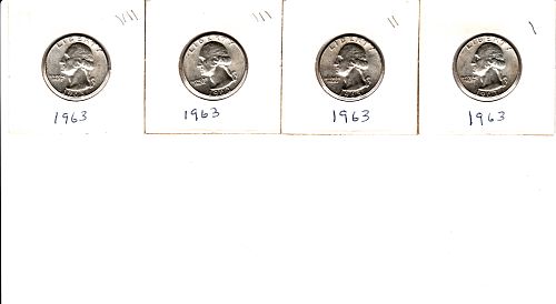 1963  P   SILVER   WASHINGTON QUARTER