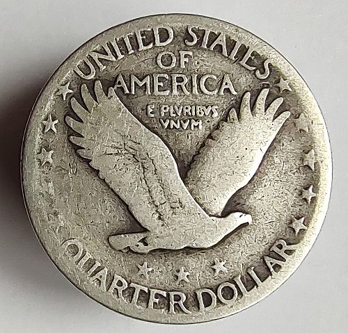 1928 S Standing Liberty Quarter Dollar - Free Shipping for additional coins purchased on same invoice.