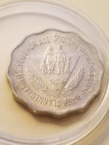 1974 India 10 Paise