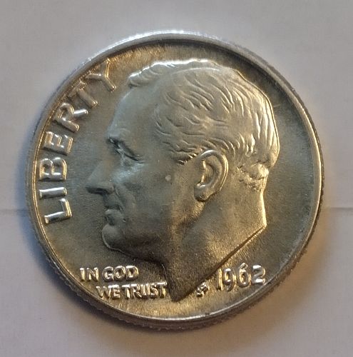 1962 Roosevelt Dime