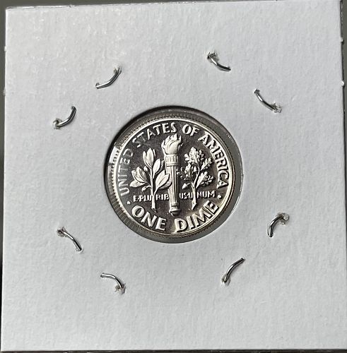 1990-S High Grade Deep Cameo Proof Roosevelt US Dime