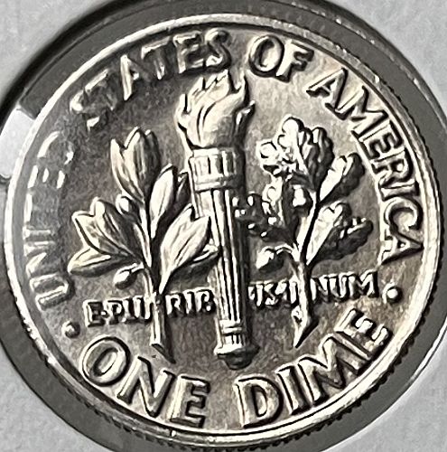 1985-P Roosevelt US Dime ~ Gem/Choice Brilliant Uncirculated MS63+