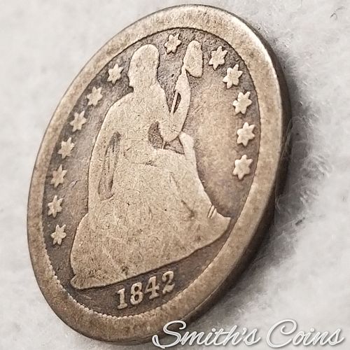 1842-O ~ Seated Liberty Dime ~ Good