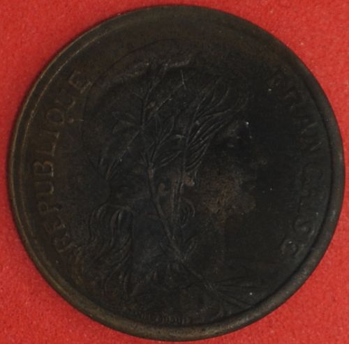 1912 France 2 Centimes XF
