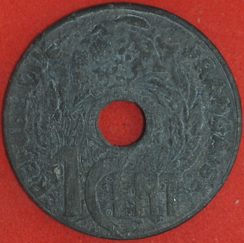 1941 French Indo-China Cent VF