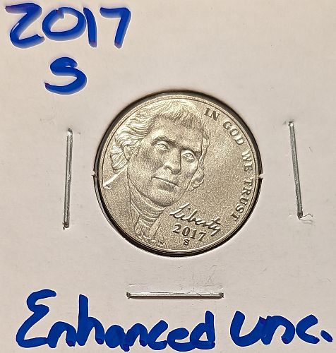 2017-S Jefferson Nickels: Enhanced Uncirculated