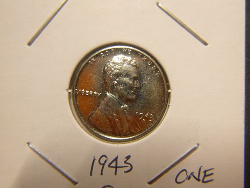 1943 S Lincoln Wheat Cent Small Cents: Steel Cent