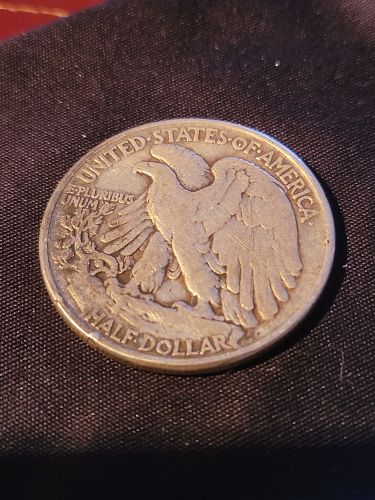 1945 Walking Liberty half dollar