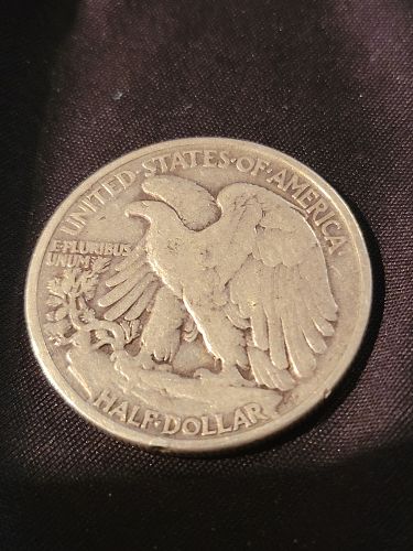 1943 Walking Liberty half dollar