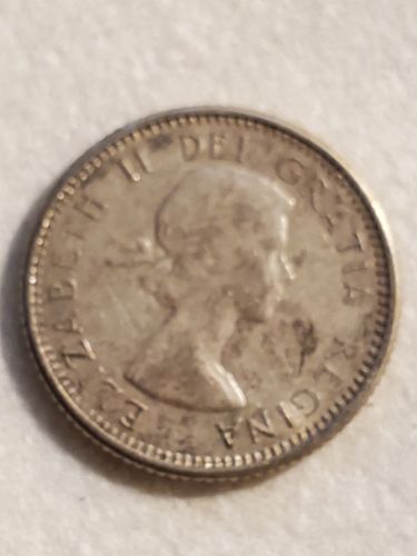 1960 Canada 10 Cent Coin