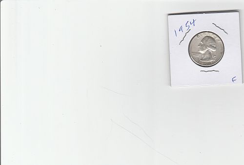 1954      WASHINGTON QUARTER