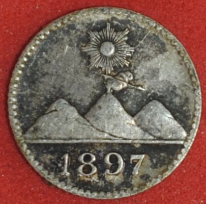 1897 Guatemala 1/4 Real VF