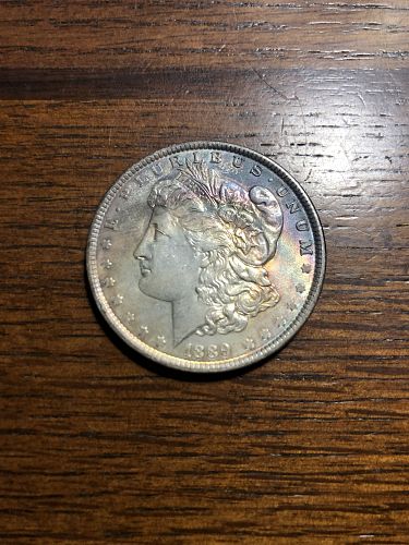 1889 Morgan Silver Dollar VERY NICE  MONSTER TONED  BEAUTIFUL