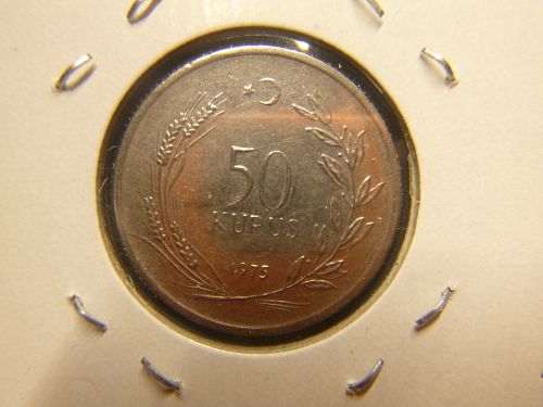 TURKEY 1975 50 KURUS