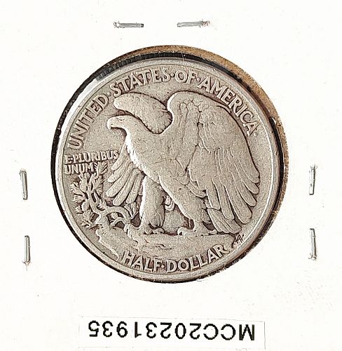 1944 P Walking Liberty Half Dollar - Free Shipping for additional coins purchased on same invoice.