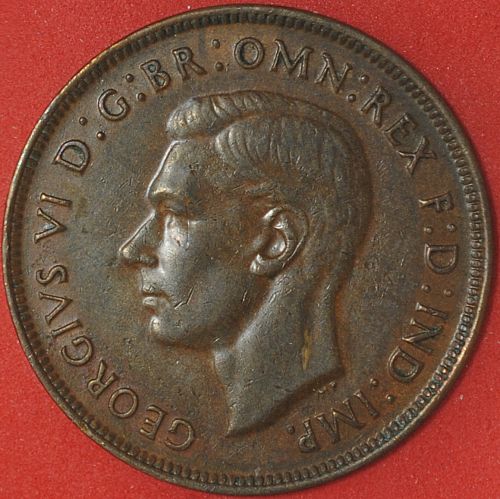 1943(p) Australia Penny VF+ #2