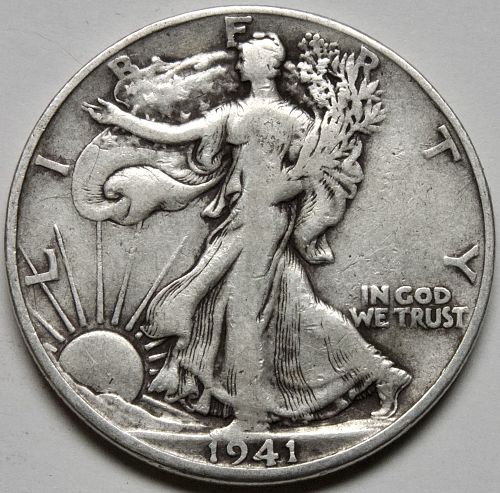 1941 D Walking Liberty Half Dollar #22