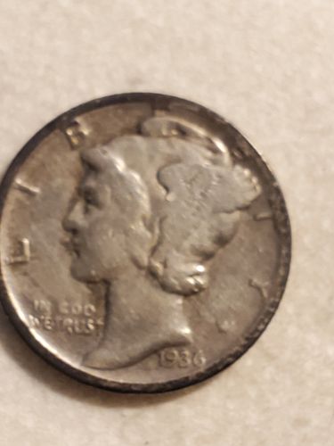 1936 D Mercury Dime