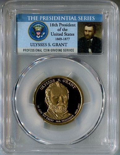 2011 - S  PRESIDENTAL  $ 1  -   ULYSSES S. GRANT  --   PCGS  --  PR 69 DCAM