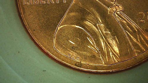 2009 P Lincoln cent "Professional life"