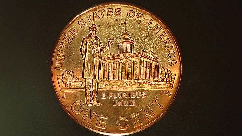 2009 P Lincoln cent "Professional life"