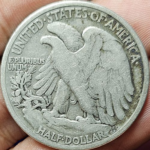Walking Liberty Half Dollar 1919 G+