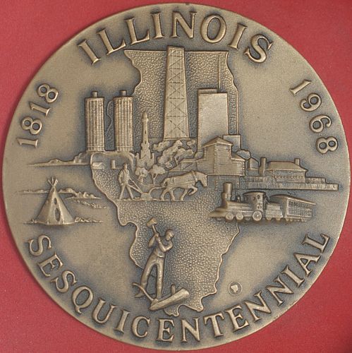 1968 Illinois Sesquicentennial Medal