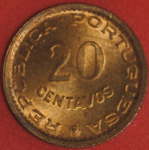 1974 Mozambique 20 Centavos BU