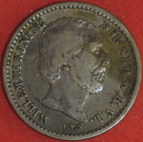 1890 Netherlands 10 Cents F-VF