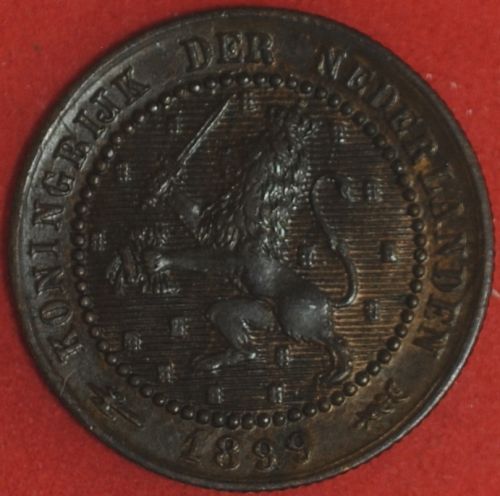 1899 Netherlands Cent XF+