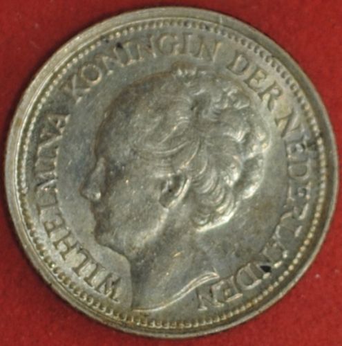 1928 Netherlands 10 Cents XF