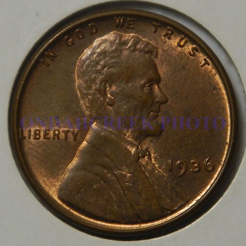 1936 Lincoln Cent Doubled Die Obverse and Reverse