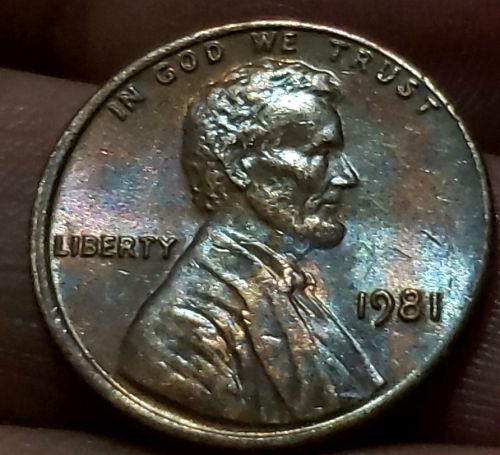 1981 P Lincoln Memorial Cent Small Cents
