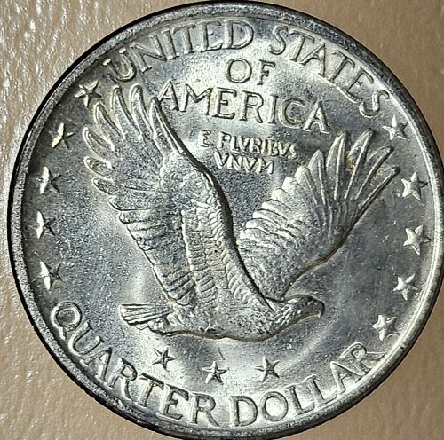 Standing Liberty Quarter 1920 AU-55