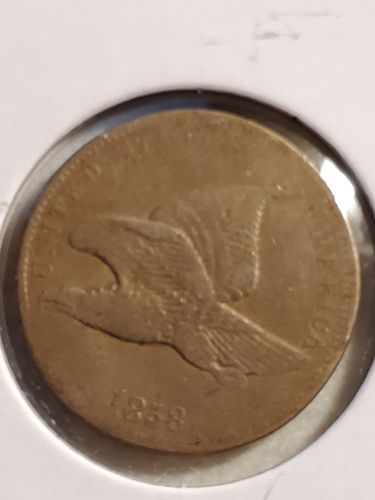 1858 P Flying Eagle Cent