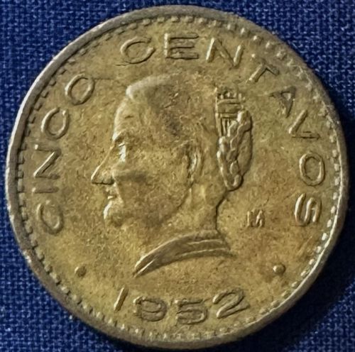 Mexico - 1952 = 5 Centavos [#3]