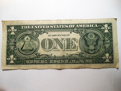 2017 $1 **Star Note** Federal Reserve Note Bill