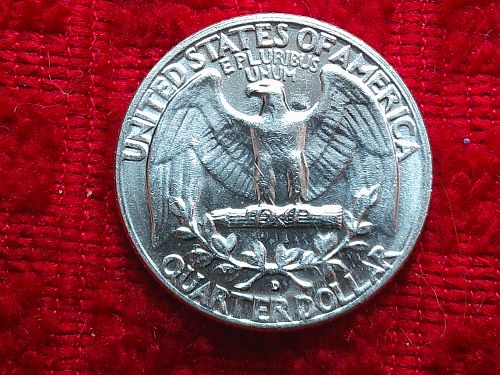 1955-D Washington Quarter.  Choice Brilliant Uncirculated.  Original Surfaces. 1