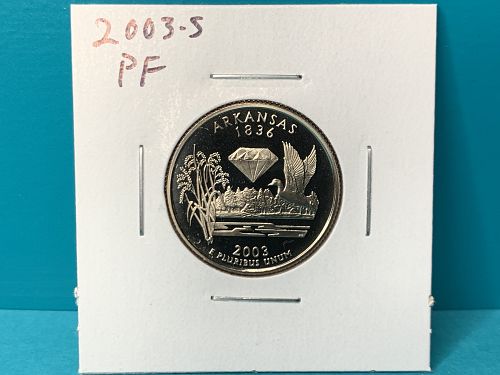 2003-S Proof Arkansas 50 State Quarter