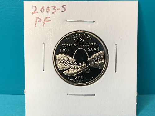 2003-S Proof Missouri 50 State Quarter