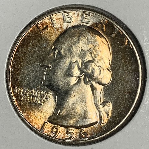 1956 Washington Quarter, MS60+   (#5534)