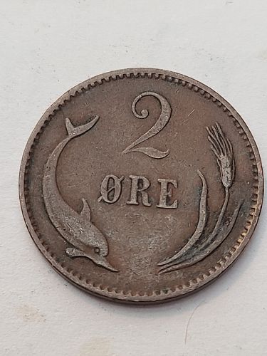 1902 Denmark 2 Ore Coin - Impeccable Condition!